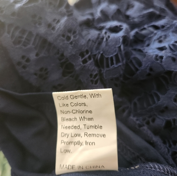 Romwe Women's Lace Sleeveless A Line Elegant Cocktail Evening Party Dress - Picture 5 of 7